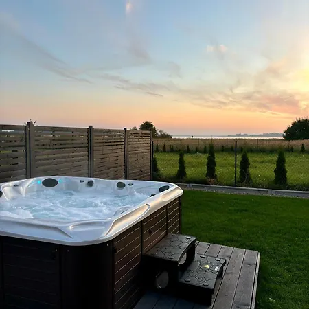Wodne Widoki - Domek Letniskowy Z Jacuzzi Dziwnówek Exterior foto